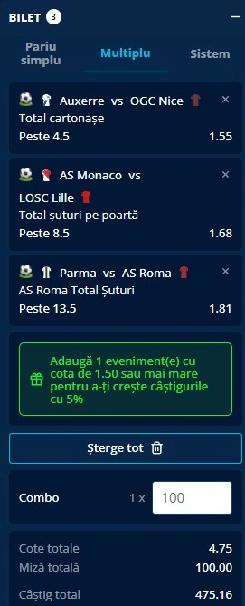 Biletul zilei din Pariuri Speciale 10.05.2026
