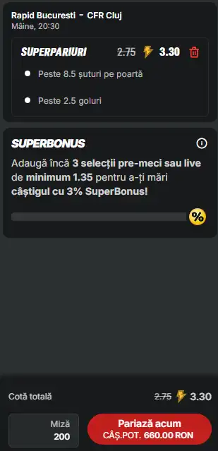 Biletul Zilei la Superbet 04.05.2026