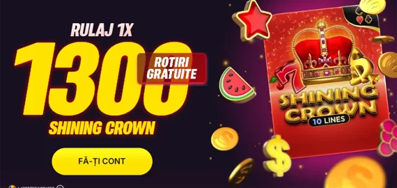 Bonus fără depunere la Superbet: până la 1.300 rotiri gratuite cu rulaj 1X