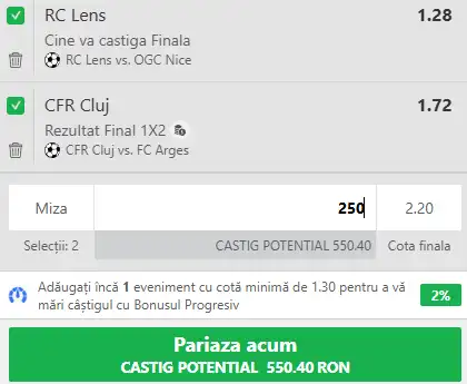 Cota 2 la Winbet 22.05.2026
