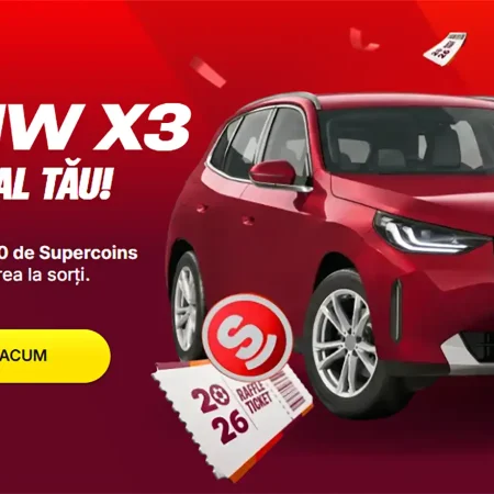 Adună Supercoins și poți câștiga un BMW X3 la Superbet