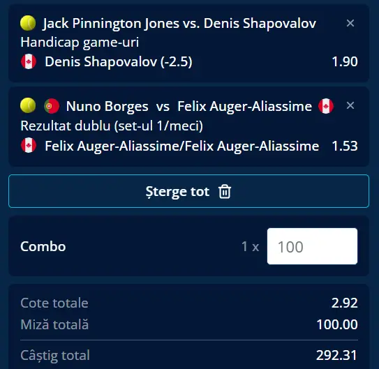Biletul zilei ATP Halle Open din 15 iunie 2026 la Mr Bit