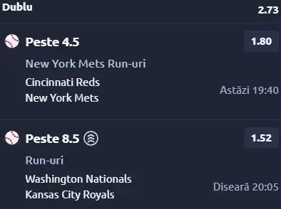 Biletul zilei baseball 17 iunie 2026