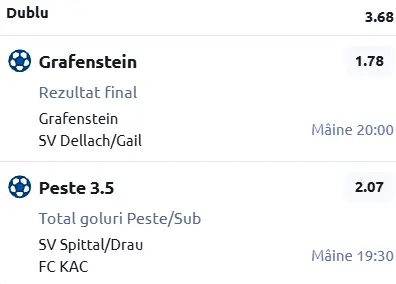 Biletul zilei fotbal 03.06.2026