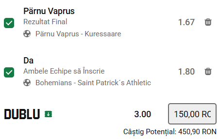 Biletul zilei fotbal 26.06.2026