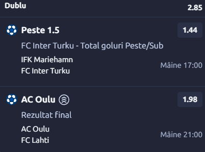 Biletul zilei fotbal 27 iunie 2026