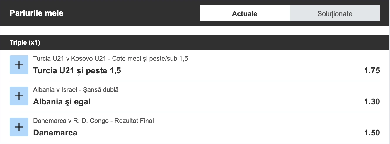 Biletul zilei la Betfair pe meciurile internaționale, 3 iunie 2026