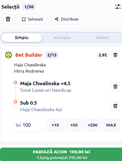 Biletul zilei tenis 6 iunie 2026