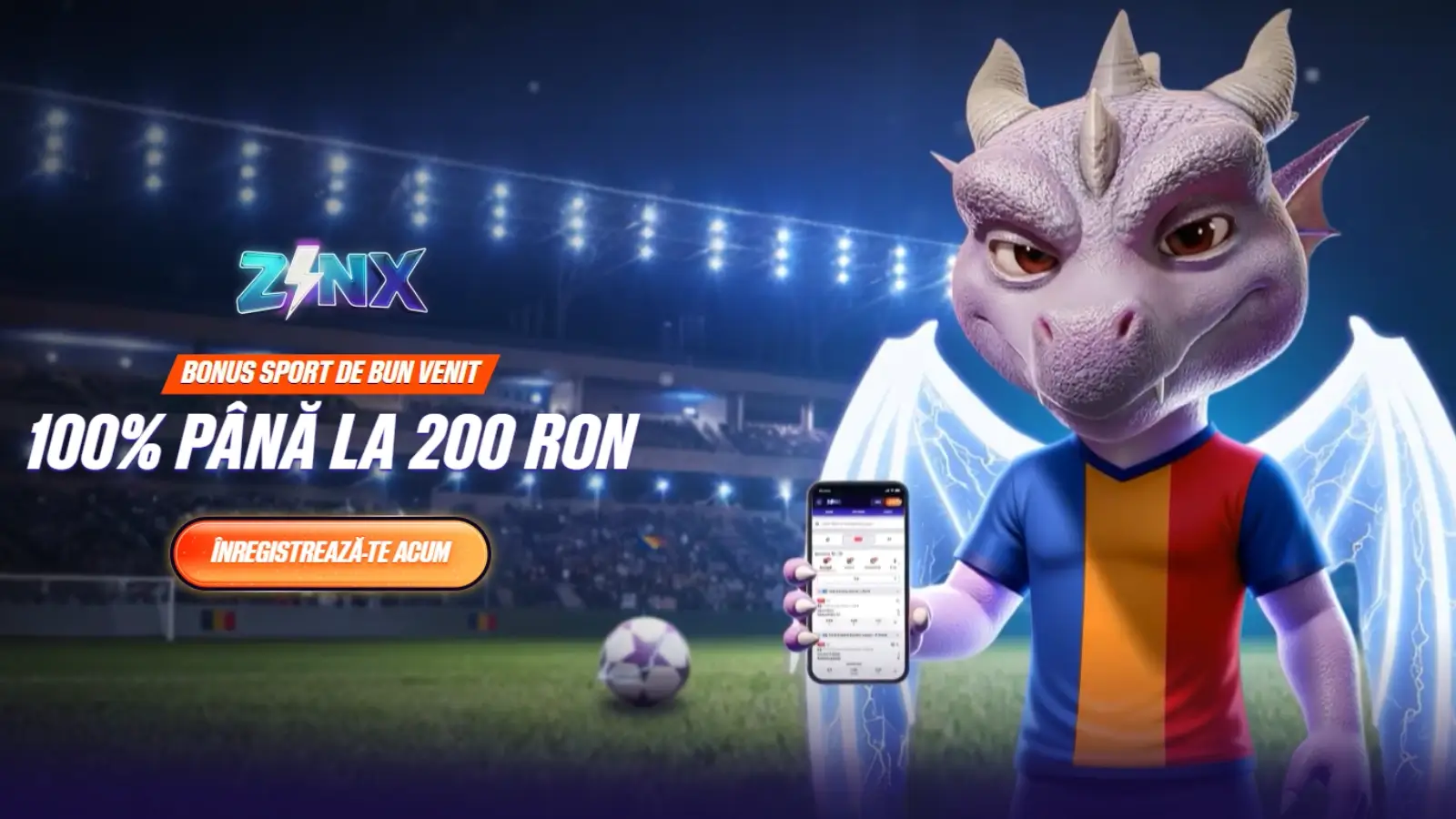 Bonus 100% Până la 200 RON