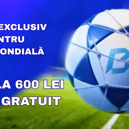 Bonus Exclusiv de Bun Venit la Mr Bit pentru Cupa Mondială – 100% până la 600 lei Pariu Gratuit