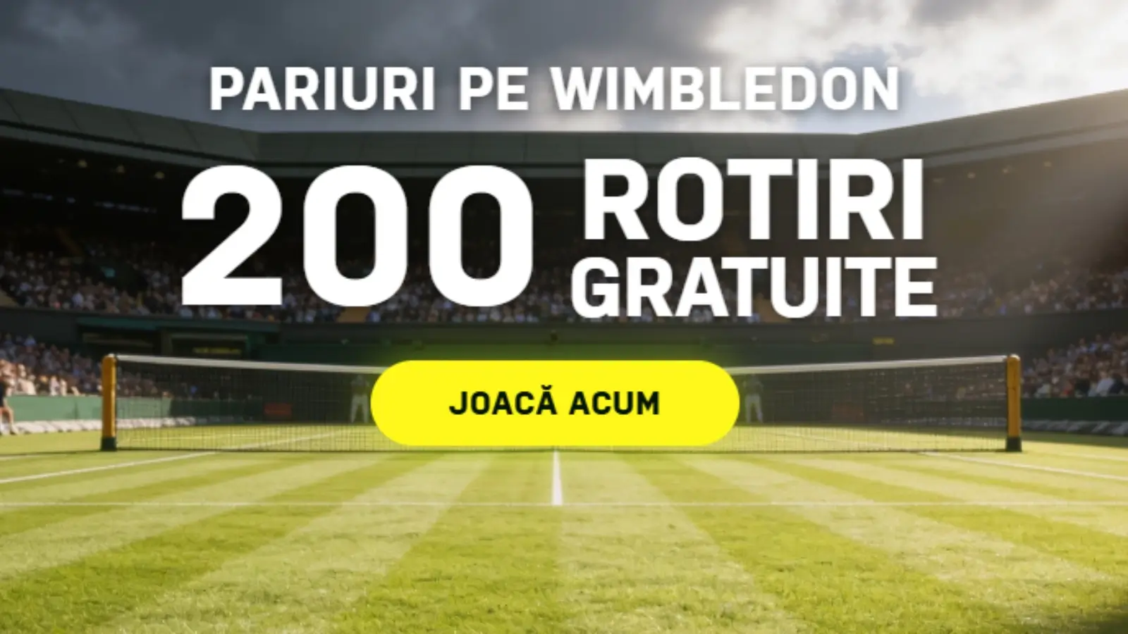 Câștigă Rotiri Gratuite zilnic cu pariuri pe Wimbledon