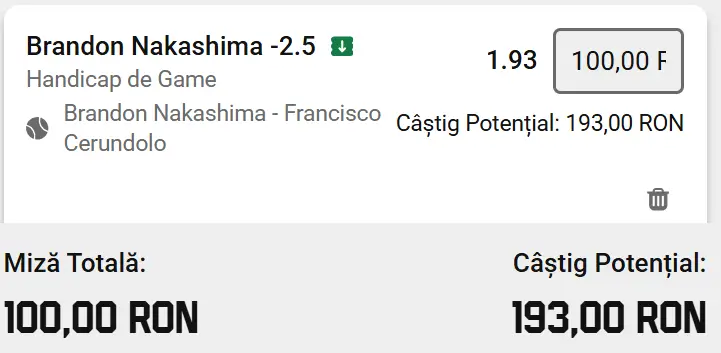 Cota 2 ATP Queens din 20 iunie 2026 la Unibet