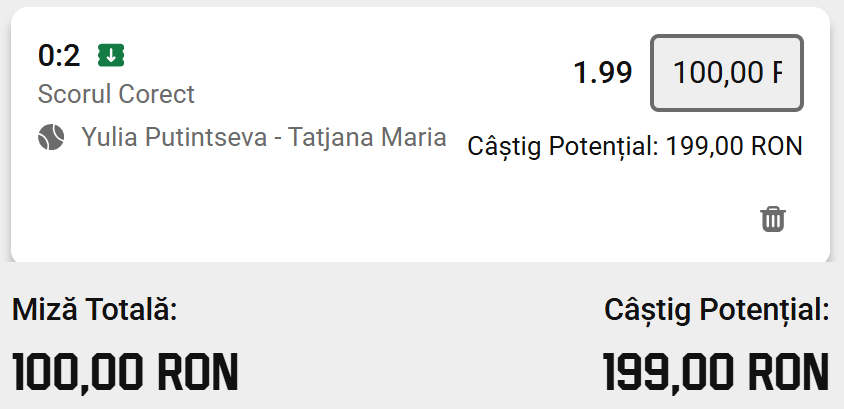 Cota 2 Wimbledon din 29 iunie 2026 la Unibet