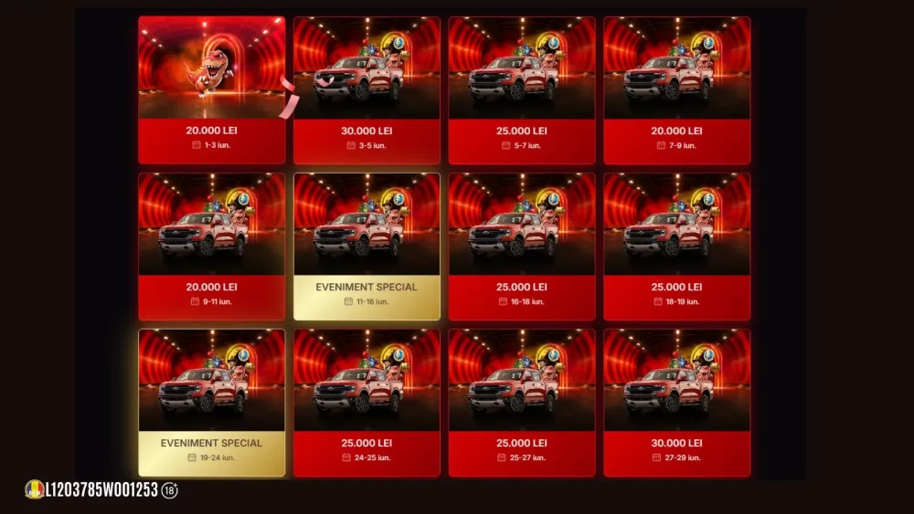 Grand Prix la Superbet – Turnee zilnice la Casino cu premii totale de 1.000.000 lei