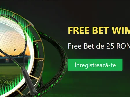 Winbet oferă 25 RON Freebet la Wimbledon, în fiecare zi