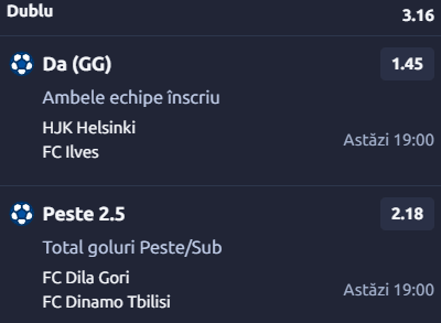 Biletul zilei fotbal 01 iulie 2026