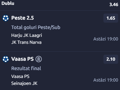Biletul zilei fotbal 10 iulie 2026