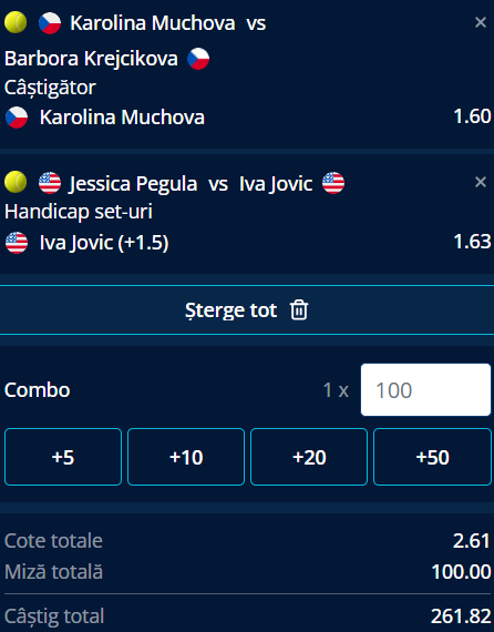 Biletul zilei tenis 5 iulie 2026