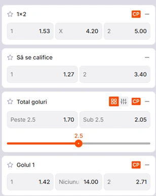 Cote pariuri CFR Cluj vs Alashkert la Zinx