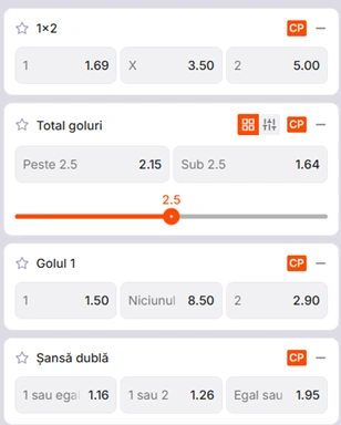 Cote pariuri Universitatea Craiova vs U Cluj la Zinx