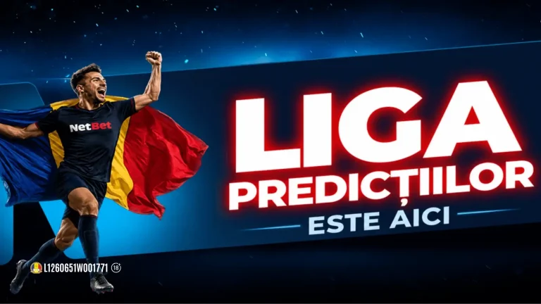 Liga Predicțiilor la NetBet – Participă gratuit, ghicește scorul și câștigă premii sub formă de Freebets