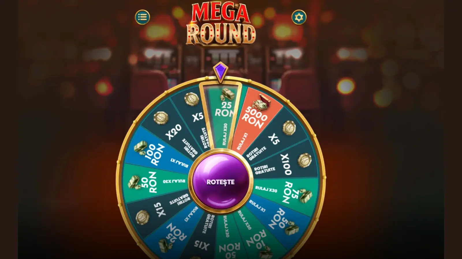 Mega Round – Premii zilnice garantat