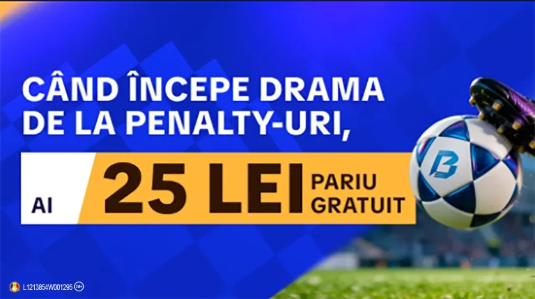 Penalty-urile la Cupa Mondială 2026 îți pot aduce 25 RON Freebet la Mr Bit