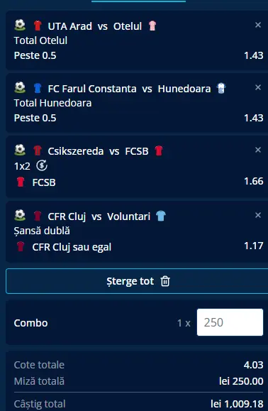 Biletul rundei a 2-a Superliga