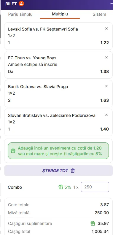 Biletul Zilei la Zinx 01.08.2026