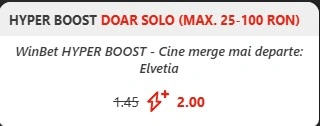Pariuri speciale Elveția - Algeria