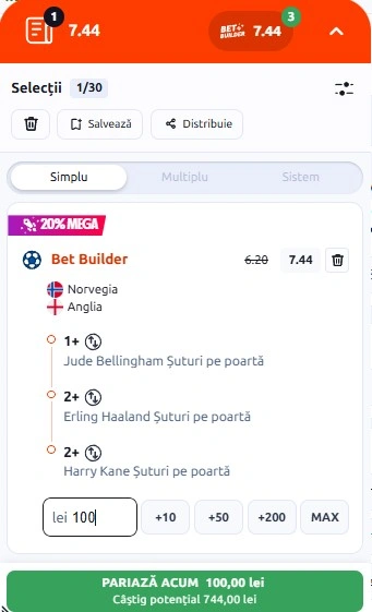 Pariuri Speciale Norvegia - Anglia