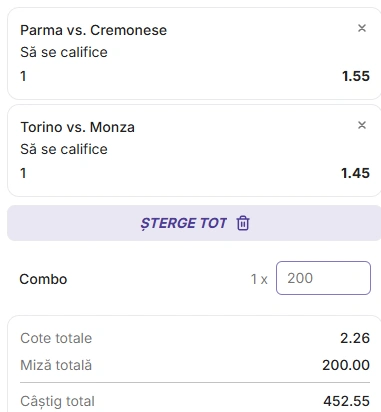 Cota 2 din fotbal 1 septembrie 2026