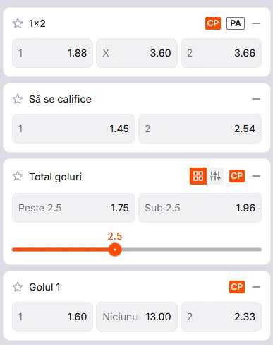 Cote pariuri Lyon vs Fenerbahce la Zinx