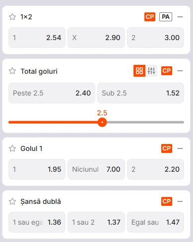 Cote pariuri Parma vs Cagliari la Zinx