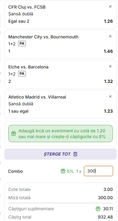 Biletul Zilei recomandat de IA 23.08.2026