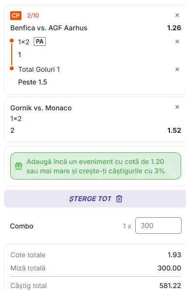 Cota 2 la Zinx 20.08.2026
