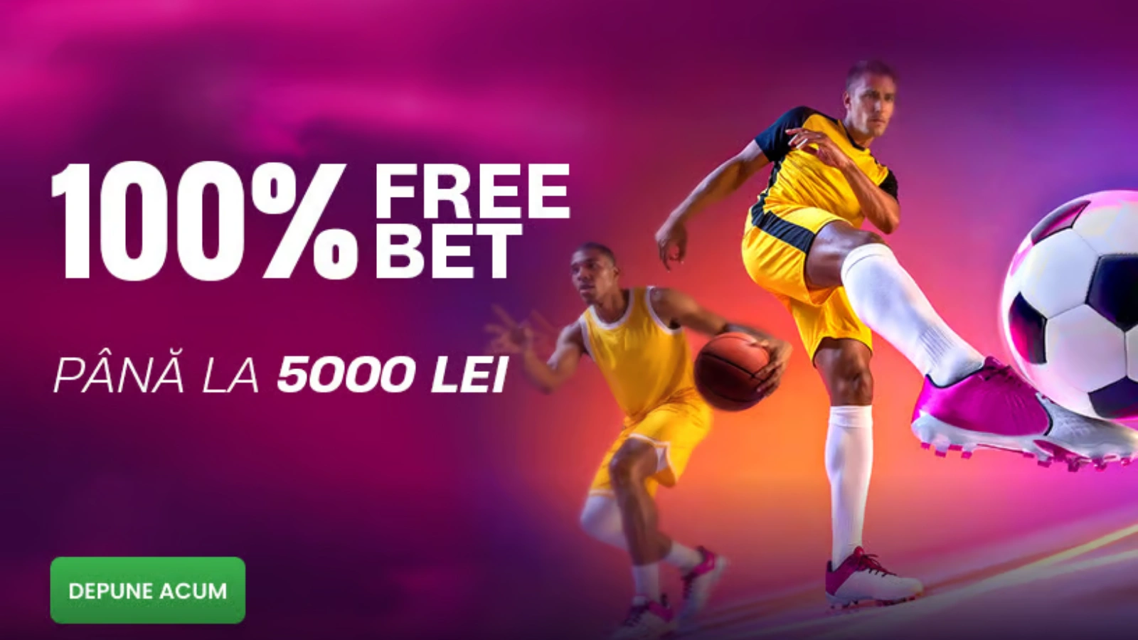 100% Bonus Până la 5000 RON