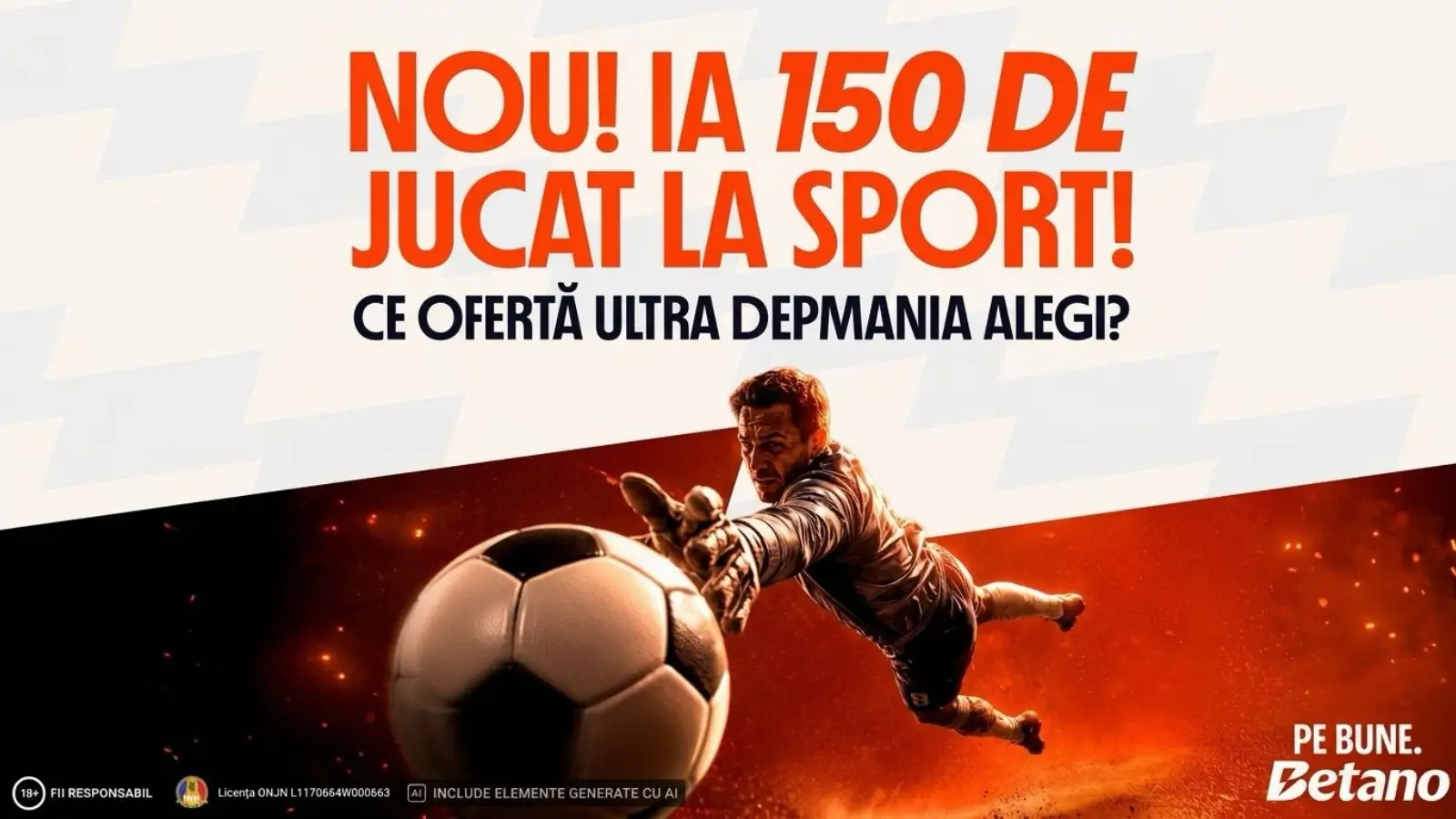 Activează Ultra DepMania Sport la Betano și câștigă un Pariu Gratuit