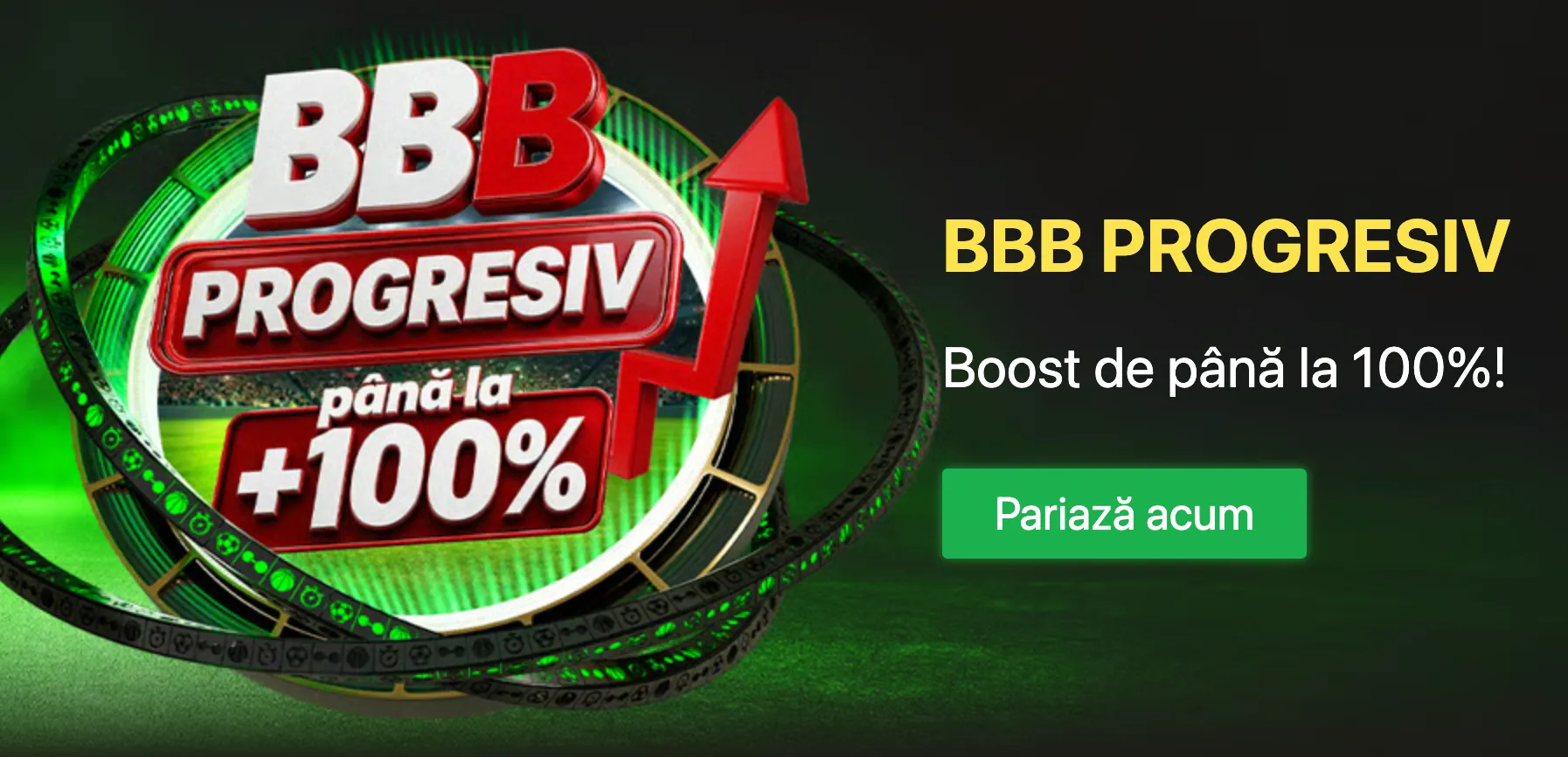 Bet Builder Boost de până la 100%!