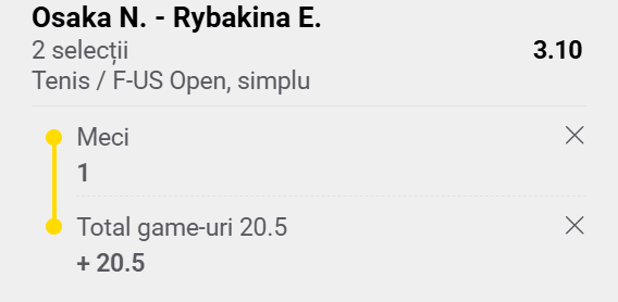 Biletul zilei US Open 07 septembrie 2026 de la Fortuna