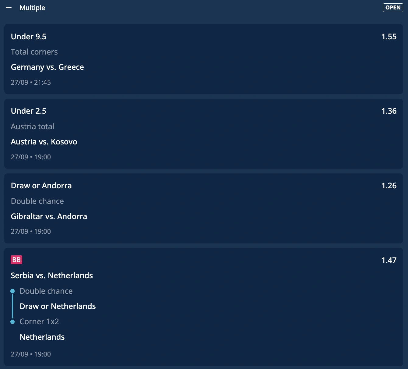 Biletul zilei la Mr Bit din fotbal. Cota 3.95 pe jocurile din Nations League