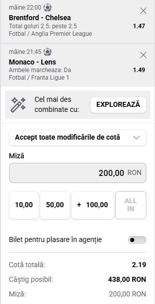 Cota 2 din fotbal 18 septembrie 2026