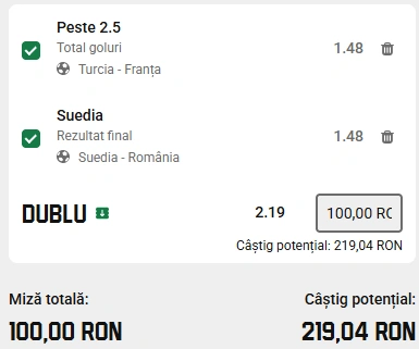 Cota 2 din fotbal 25 septembrie 2026