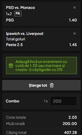 Cota 2 din fotbal 4 septembrie 2026