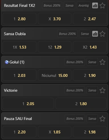 Cote pariuri Norvegia vs Portugalia la WinBet