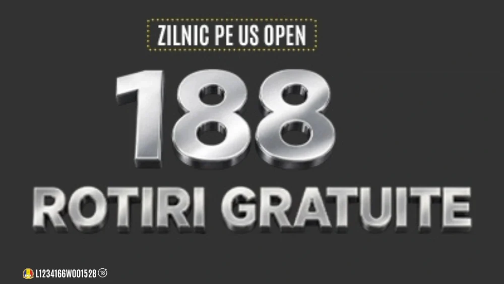 Pariază pe US Open la 888 și câștigă 188 Rotiri Gratuite în fiecare zi