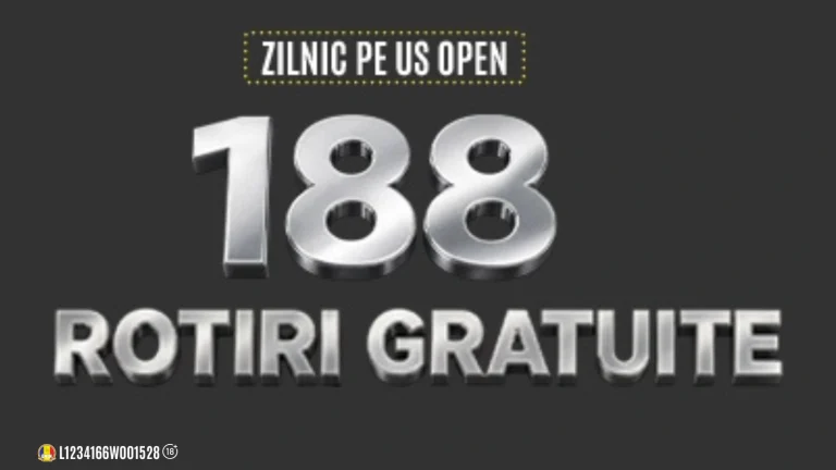 Pariază pe US Open la 888 și câștigă 188 Rotiri Gratuite în fiecare zi