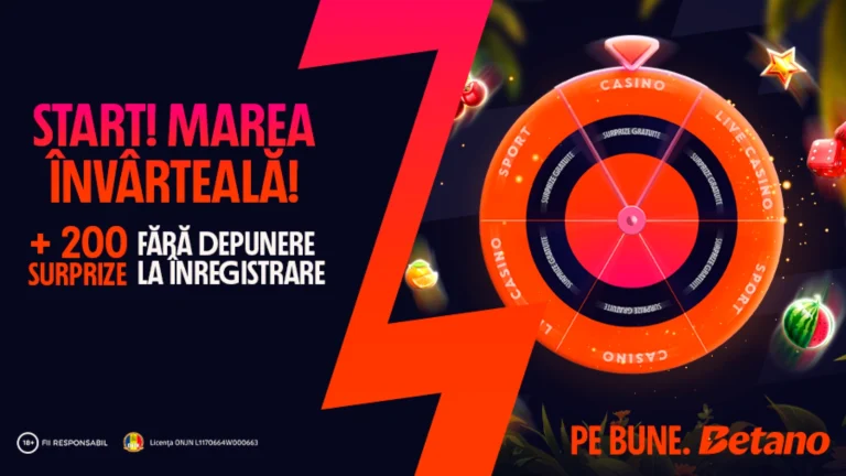 Roata Norocoasă la Betano – Câștigi un premiu garantat în fiecare zi!
