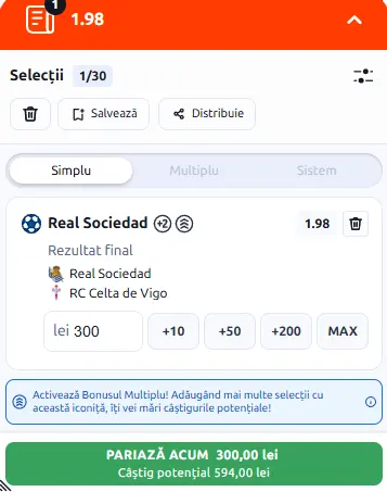 Cota 2 din LaLiga 03.09.2026