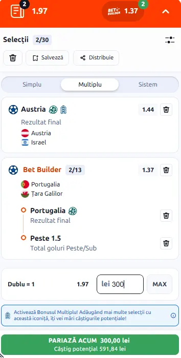 Cota 2 din Nations League 24.09.2026